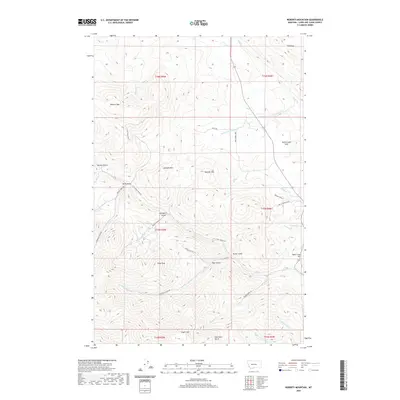 2020 Map of Roberts Mountain, 2020 Print