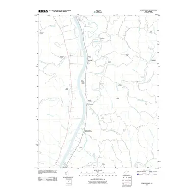 2011 Map of Robertsburg, 2011 Print