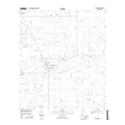 2014 Map of Robertsdale, 2014 Print