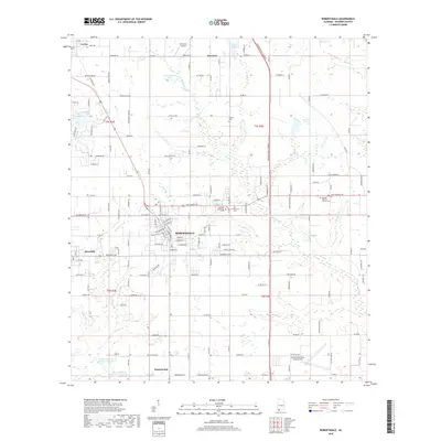 2018 Map of Robertsdale, 2018 Print