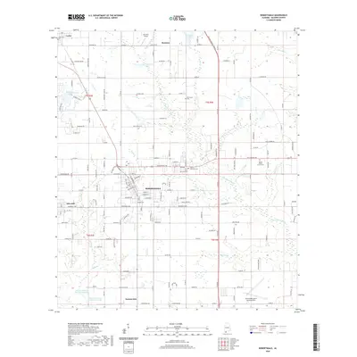 2020 Map of Robertsdale, 2020 Print
