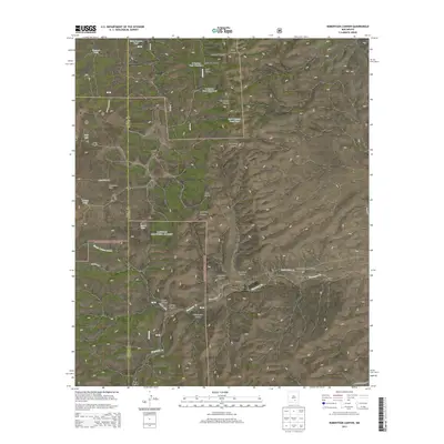 2013 Map of Robertson Canyon, 2013 Print