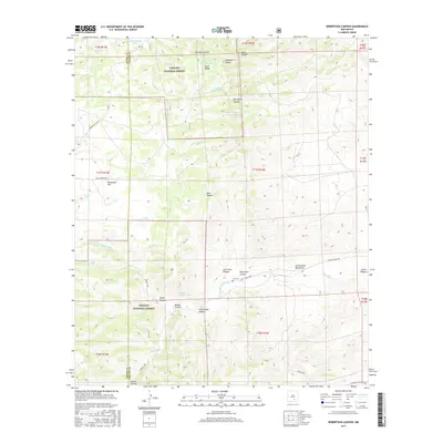 2017 Map of Robertson Canyon, 2017 Print