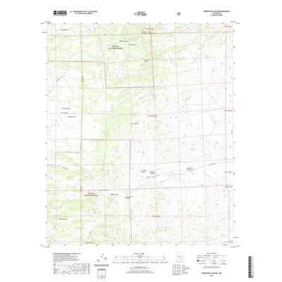 2020 Map of Robertson Canyon, 2020 Print