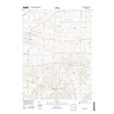 2013 Map of Robertsville, 2013 Print