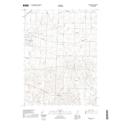 2019 Map of Robertsville, 2019 Print
