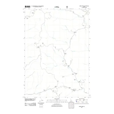 2011 Map of Robie Creek, 2011 Print