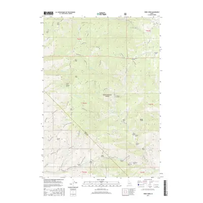 2017 Map of Robie Creek, 2017 Print