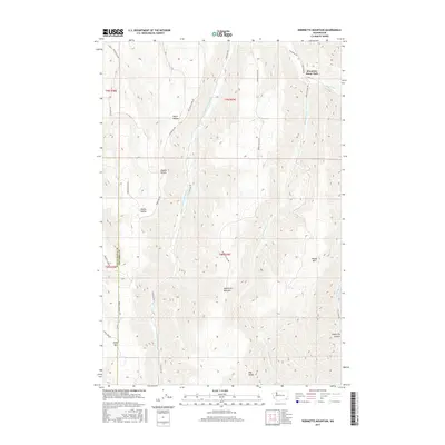 2017 Map of Robinette Mountain, 2017 Print