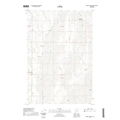 2020 Map of Robinette Mountain, 2020 Print
