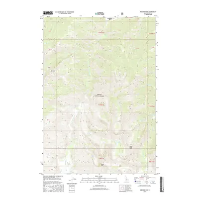 2017 Map of Robinson Bar, 2017 Print