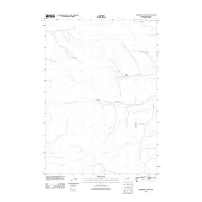 2012 Map of Robinson Canyon, 2012 Print