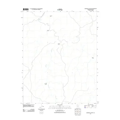 2011 Map of Robinson Canyon, 2011 Print