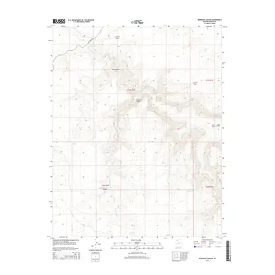2014 Map of Robinson Canyon, 2014 Print