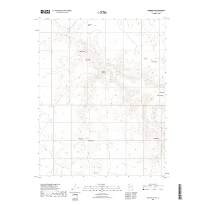 2018 Map of Robinson Canyon, 2018 Print
