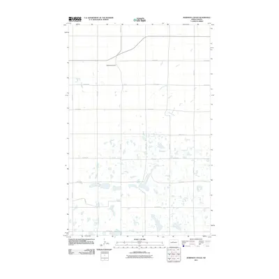 2011 Map of Robinson Coulee, 2011 Print