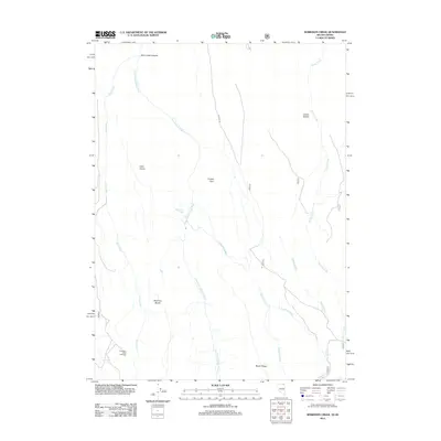 2012 Map of Robinson Creek, 2012 Print