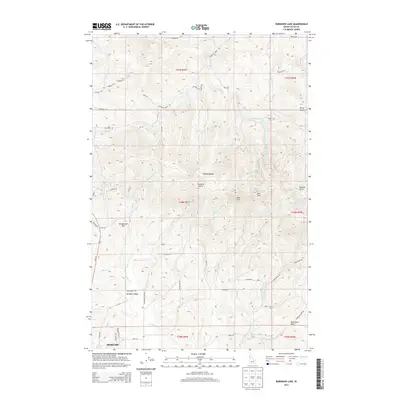 2013 Map of Robinson Lake, 2013 Print