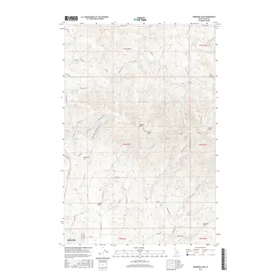 2017 Map of Robinson Lake, 2017 Print