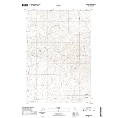 2020 Map of Robinson Lake, 2020 Print