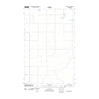 2011 Map of Robinson Lake, 2011 Print
