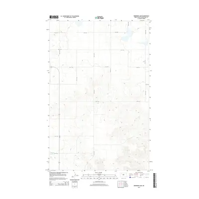 2014 Map of Robinson Lake, 2014 Print