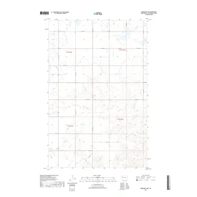 2017 Map of Robinson Lake, 2017 Print