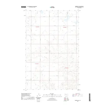 2020 Map of Robinson Lake, 2020 Print