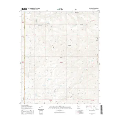 2014 Map of Robinson Mesa, 2014 Print