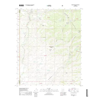 2018 Map of Robinson Mesa, 2018 Print