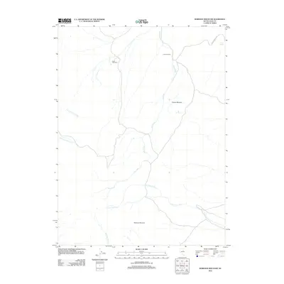 2012 Map of Robinson Mountain, 2012 Print