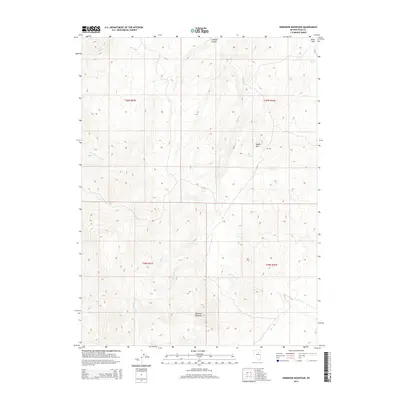 2014 Map of Robinson Mountain, 2014 Print