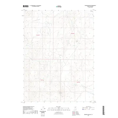 2021 Map of Robinson Mountain, 2021 Print