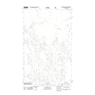 2011 Map of Robinson Mountain, 2011 Print