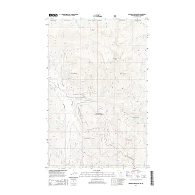 2014 Map of Robinson Mountain, 2014 Print