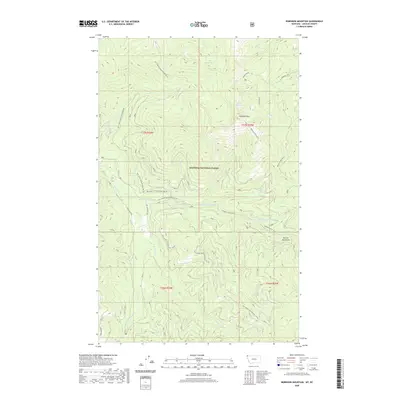 2020 Map of Robinson Mountain, 2020 Print