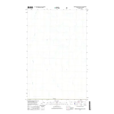 2017 Map of Robinson Mountain OE N, 2017 Print