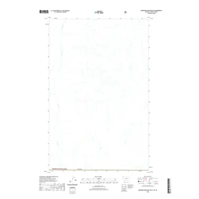 2020 Map of Robinson Mountain OE N, 2020 Print