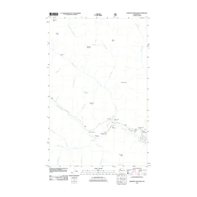 2011 Map of Robinson Mountain, 2011 Print