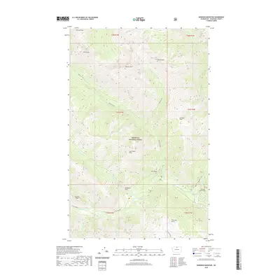 2020 Map of Robinson Mountain, 2020 Print