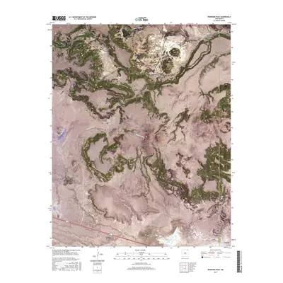 2017 Map of Robinson Peak, 2017 Print