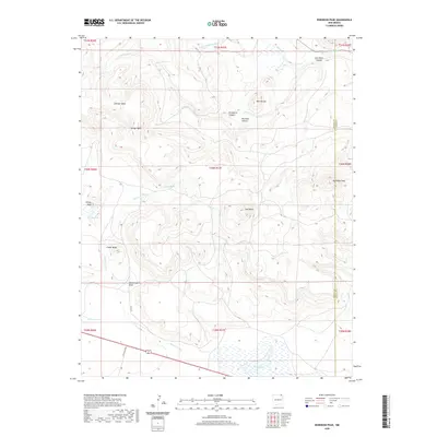 2020 Map of Robinson Peak, 2020 Print