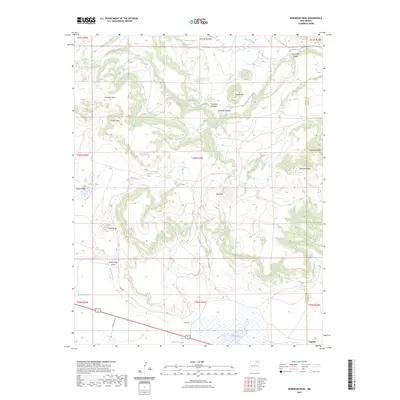 2023 Map of Robinson Peak, 2023 Print
