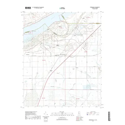 2018 Map of Robinsonville, 2018 Print