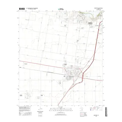 2016 Map of Robstown, 2016 Print