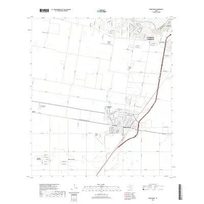2019 Map of Robstown, 2019 Print
