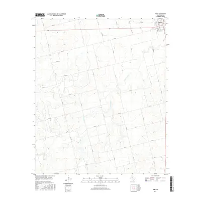 2016 Map of Roby, 2016 Print