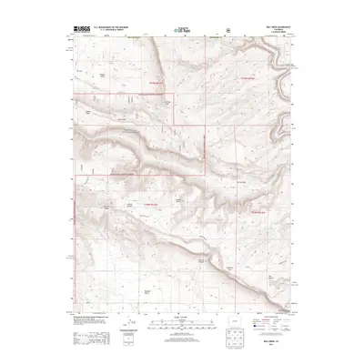 2013 Map of Roc Creek, 2013 Print