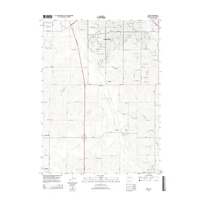 2014 Map of Roca, 2014 Print