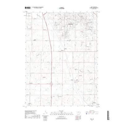 2017 Map of Roca, 2017 Print